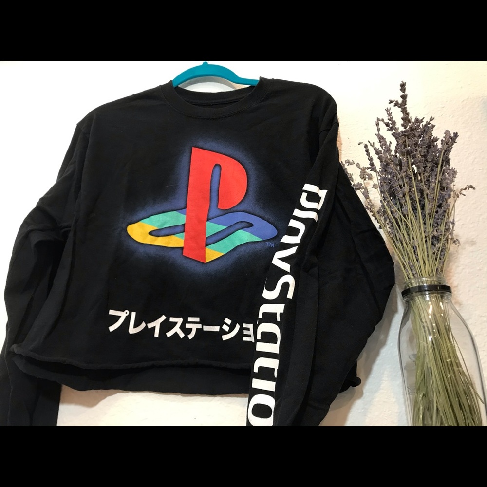 PlayStation Long Sleeve Crop